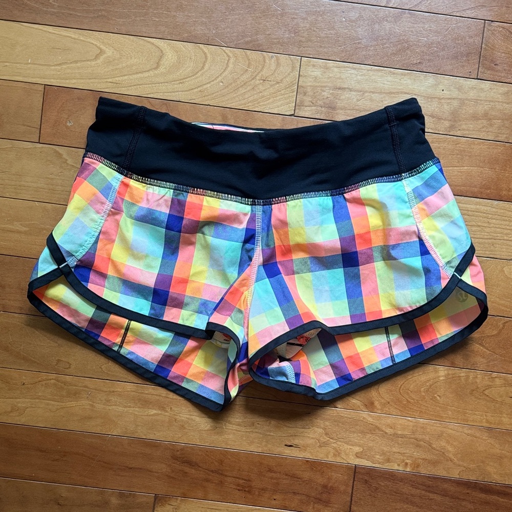 lululemon Athletica Seawheeze Plaid Speed Short 2012